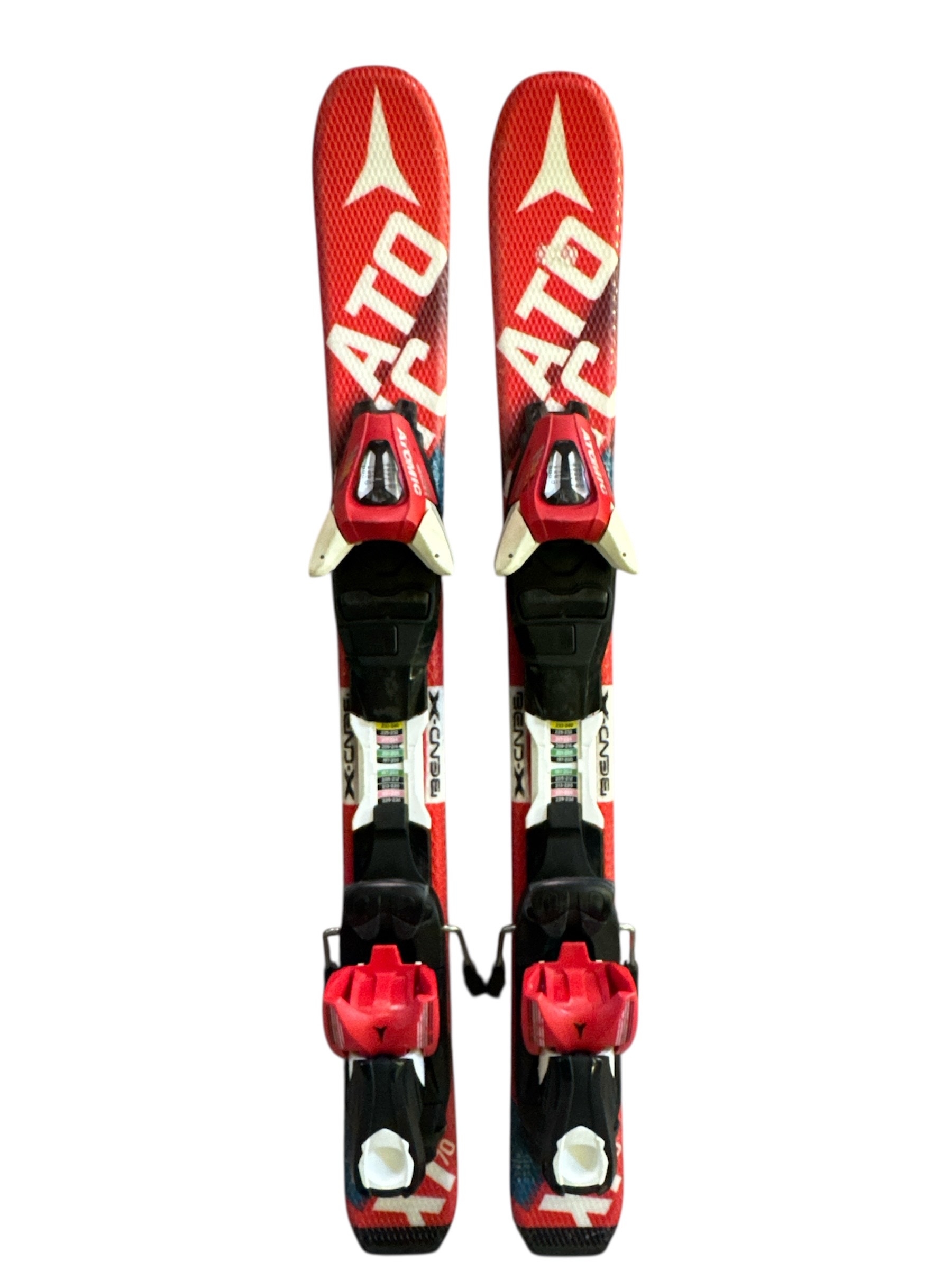 NARTY ATOMIC REDSTER XT 70CM + WIĄZANIA ATOMIC XTE 4.5 UŻYWANE