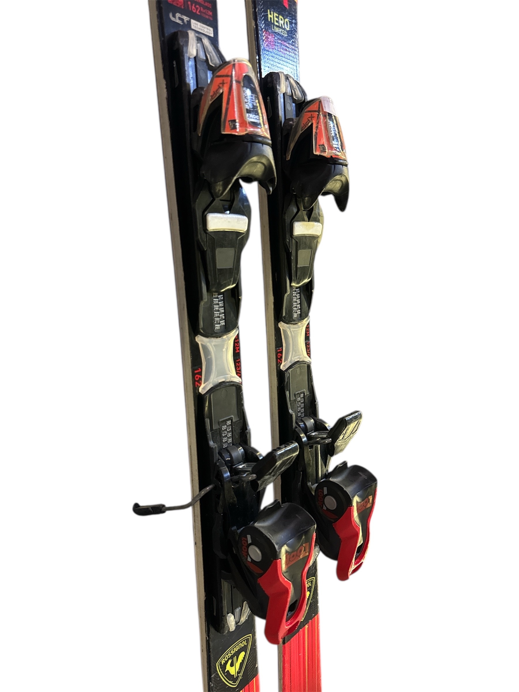 NARTY ROSSIGNOL HERO CARVE LIMITED C13 162CM + WIĄZANIA LOOK XPRESS UŻYWANE