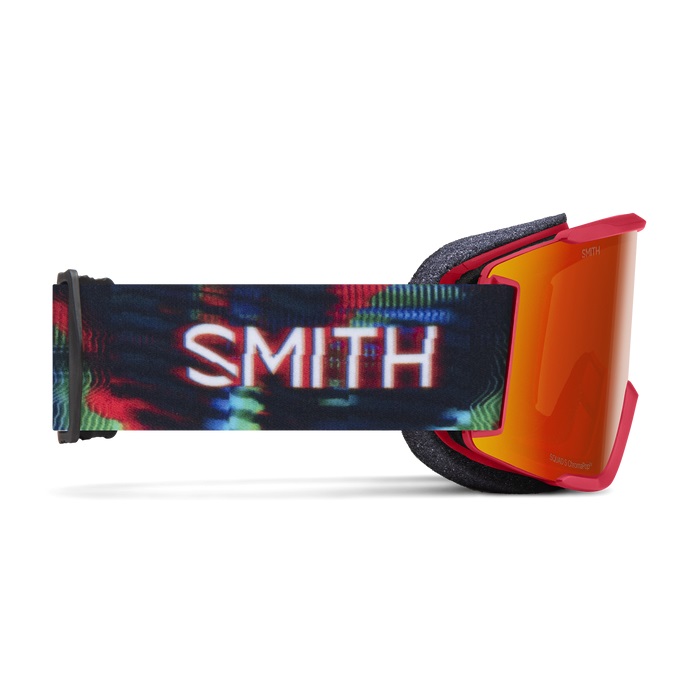 GOGLE SMITH SQUAD S CRIMSON GLITCH HUNTER CHROMAPOP EVERYDAY RED MIRROR + DODATKOWA SOCZEWKA CLEAR 2024