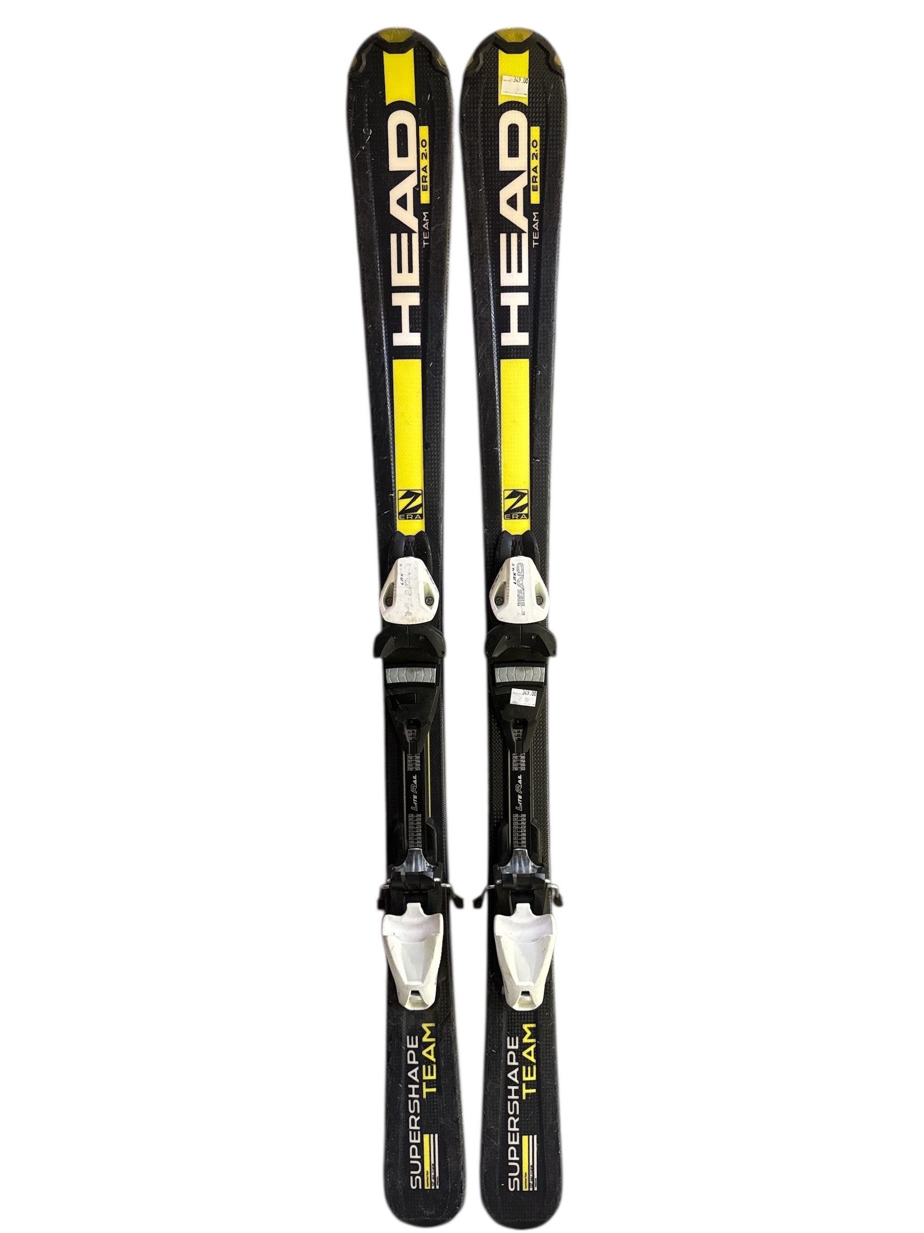 NARTY HEAD SUPERSHAPE TEAM ERA 2.0 127CM + WIĄZANIA HEAD LRX 4.5 UŻYWANE