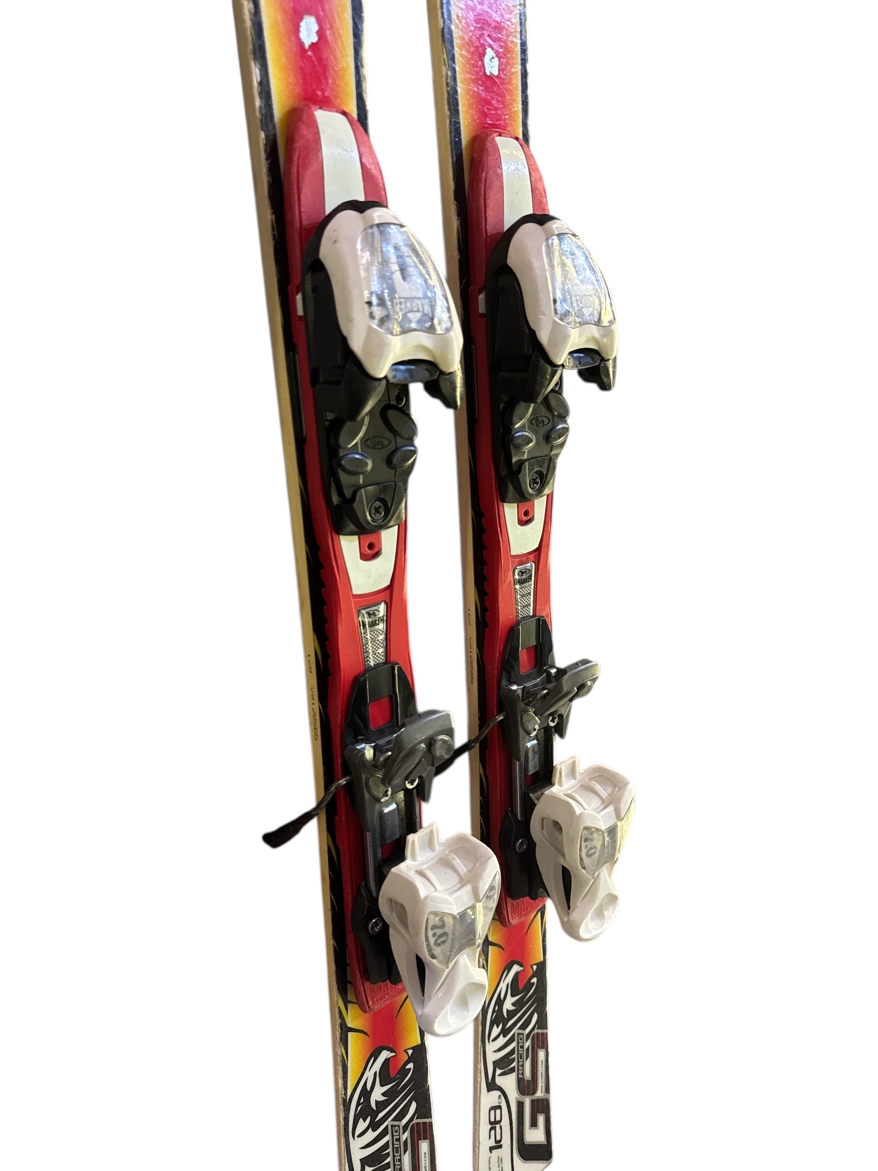 NARTY VÖLKL RACETIGER GS 128CM + WIĄZANIA MARKER 7.0 UŻYWANE