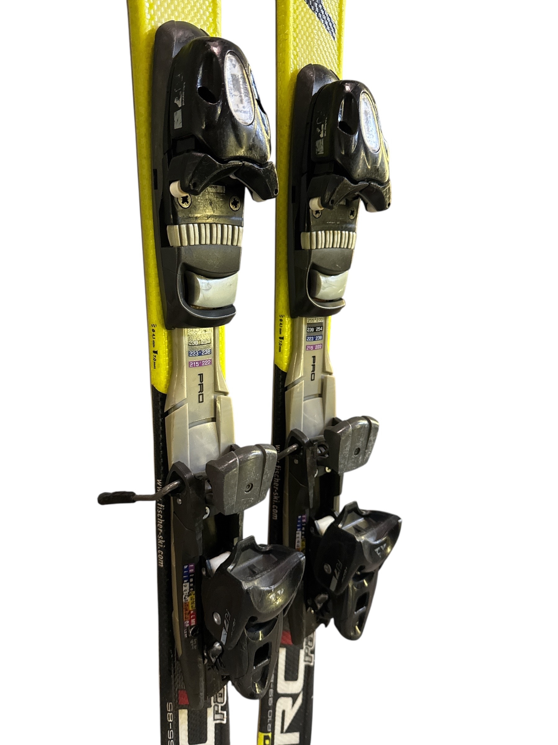 NARTY FISCHER RACE RC 120CM + WIĄZANIA FISCHER UŻYWANE