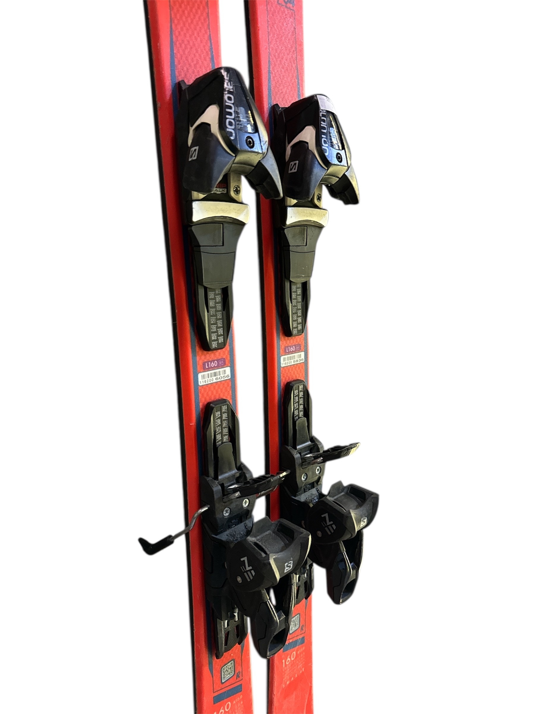 NARTY SALOMON S/MAX 4R 160CM + WIĄZANIA SALOMON Z11 UŻYWANE