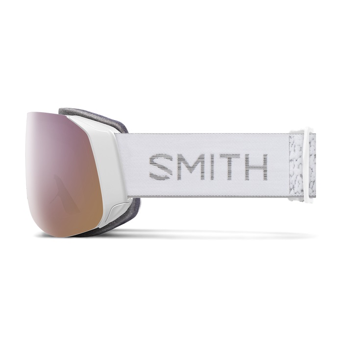 GOGLE SMITH 4D MAG S WHITE CHUNKY CHROMAPOP EVERYDAY ROSE GOLD MIRROR + DODATKOWA SOCZEWKA CHROMAPOP STORM ROSE FLASH 24