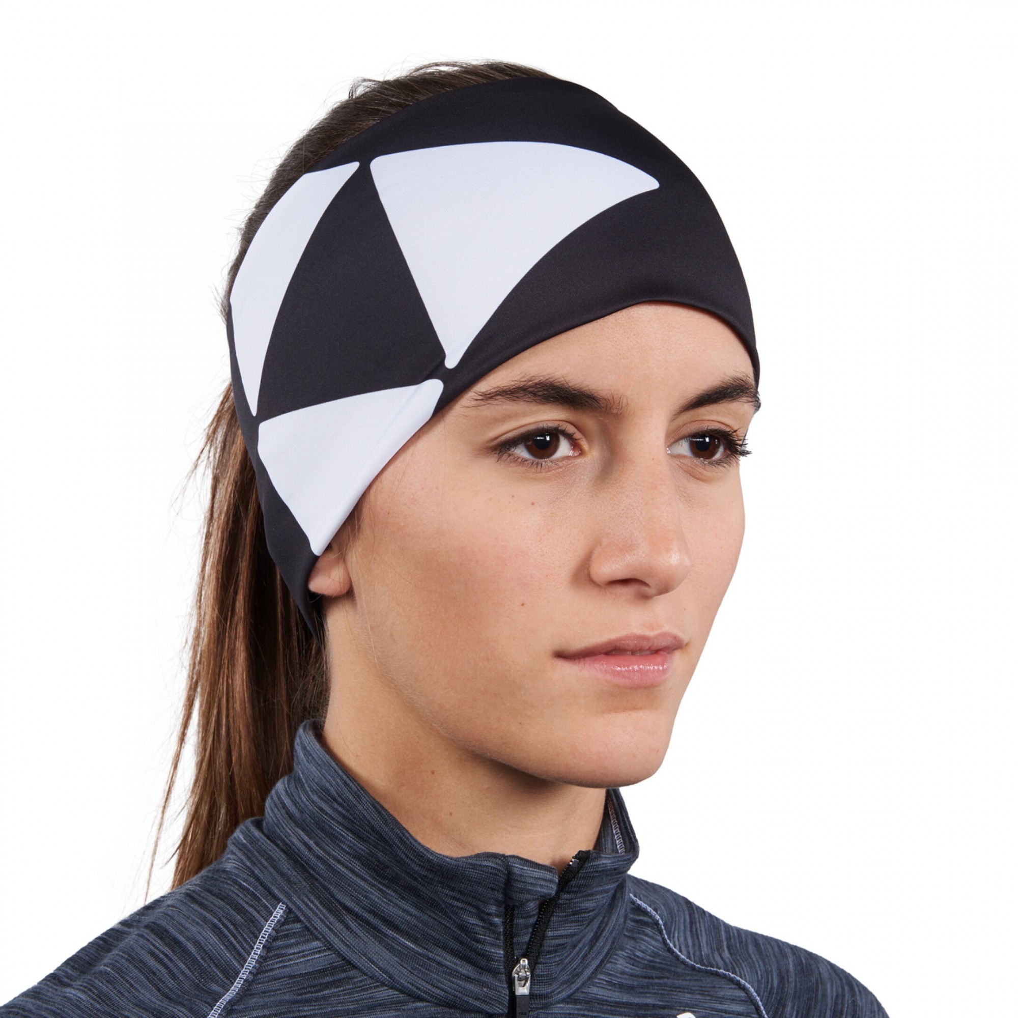 OPASKA FISCHER HEADBAND LIGHT OBERSTDORF BLACK/WHITE