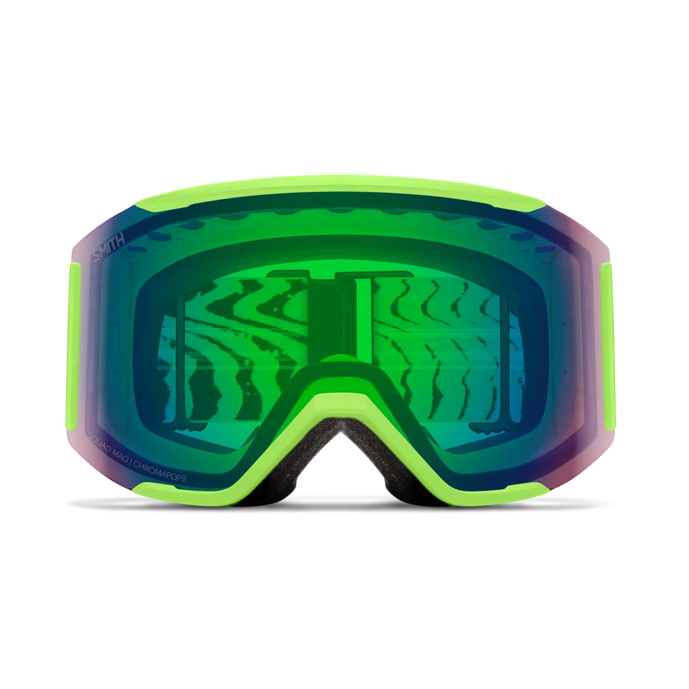 GOGLE SMITH SQUAD MAG SLIME STATIC SHAG CHROMAPOP EVERYDAY GREEN MIRROR + DODATKOWA SZYBA CHROMAPOP STORM BLUE 2027