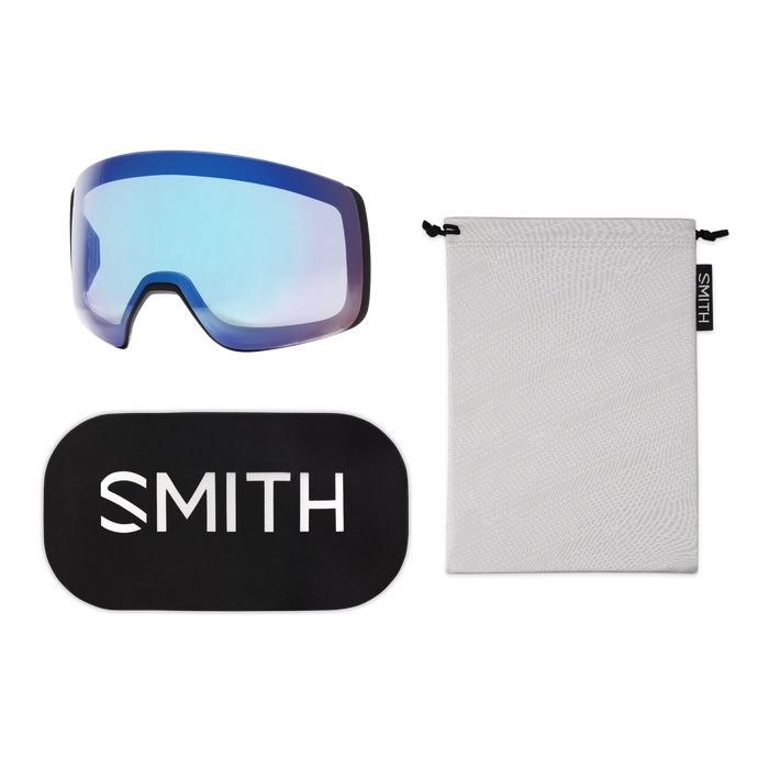 GOGLE SMITH 4D MAG BLACK CHROMAPOP SUN GREEN MIRROR + DODATKOWA SZYBA CHROMAPOP STORM ROSE FLASH 2027