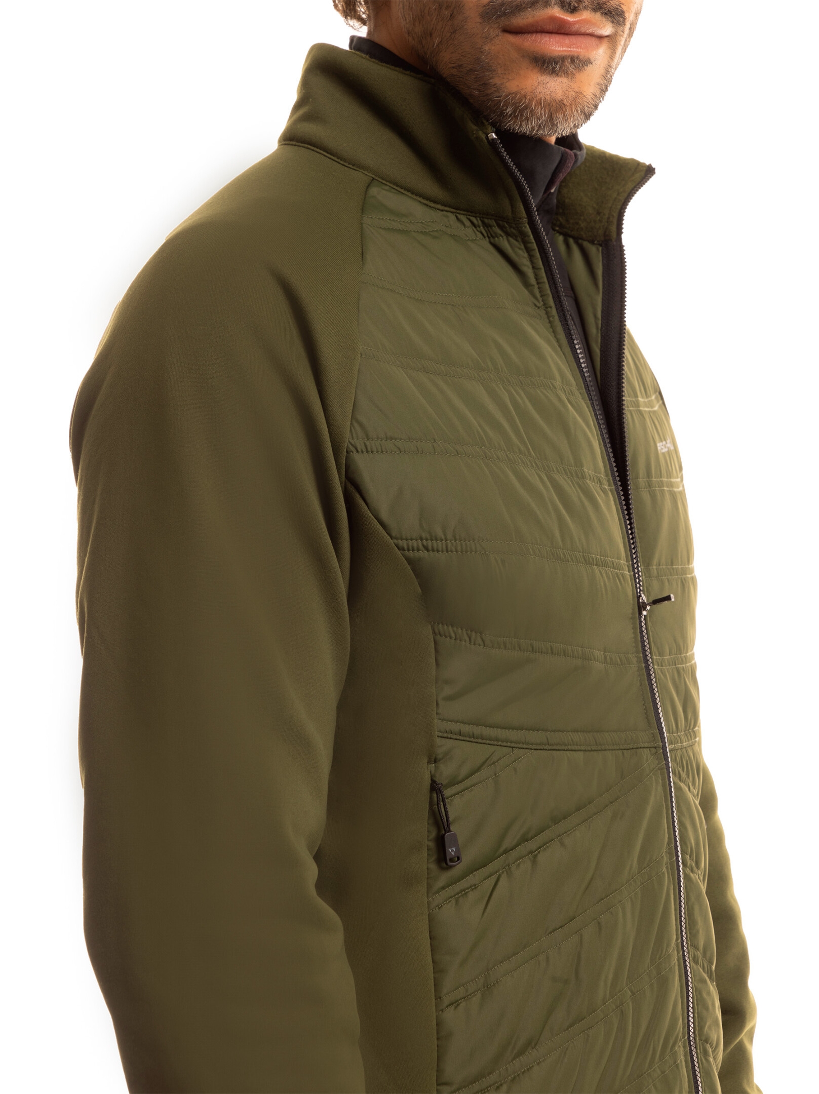 KURTKA FISCHER DYNAMIC HYBRID UNISEX HYBRID LAYER JACKET GREEN 2025