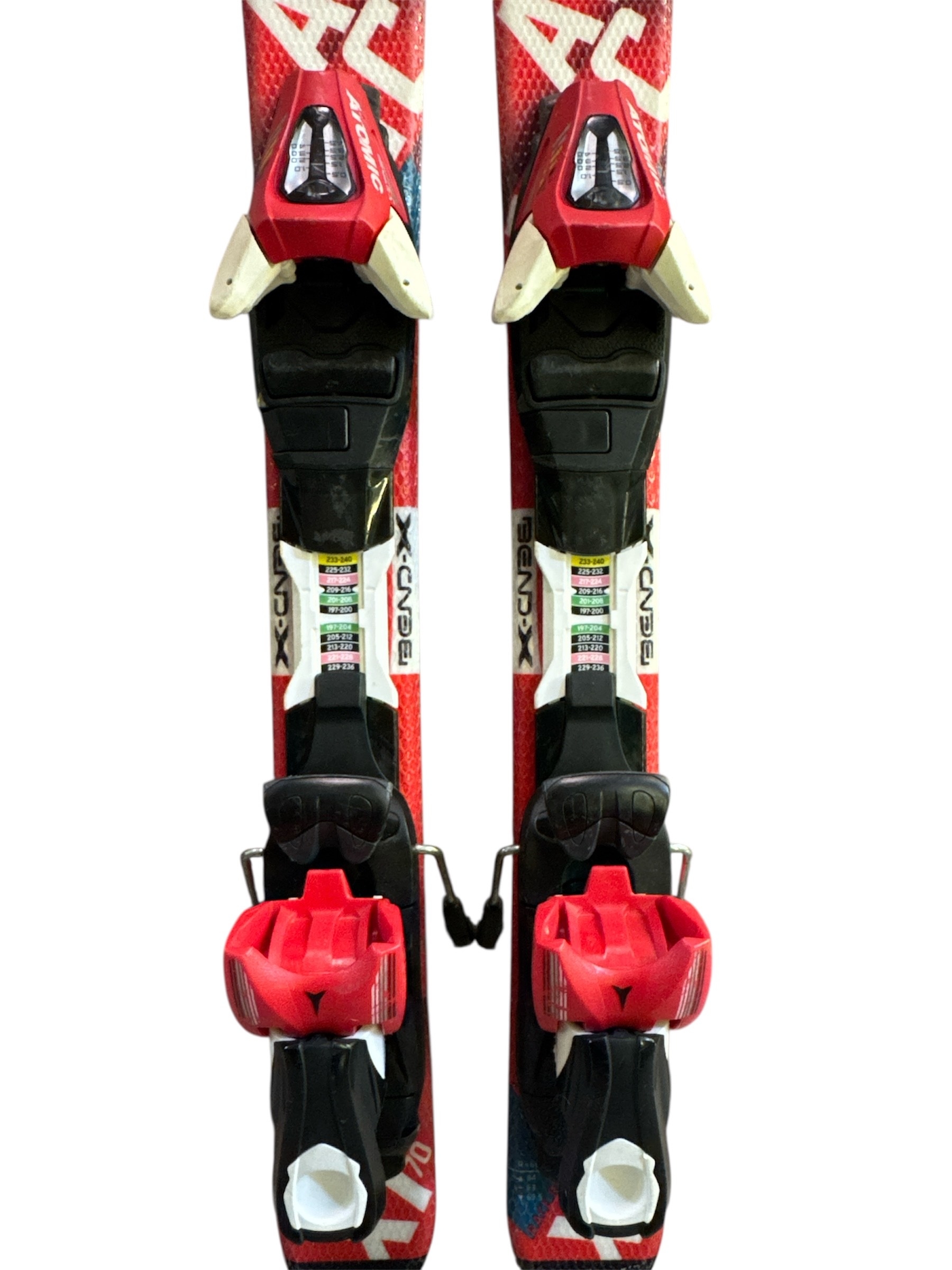 NARTY ATOMIC REDSTER XT 70CM + WIĄZANIA ATOMIC XTE 4.5 UŻYWANE