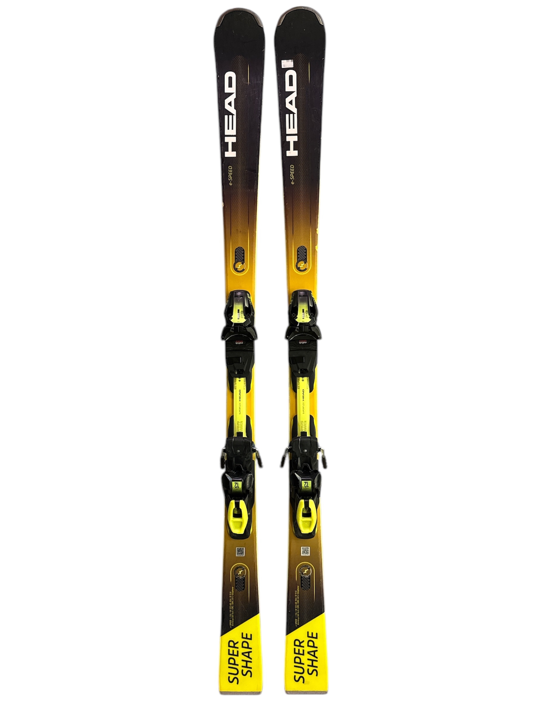 NARTY HEAD SUPERSHAPE E-SPEED 156CM + WIĄZANIA HEAD PRD12 GW UŻYWANE