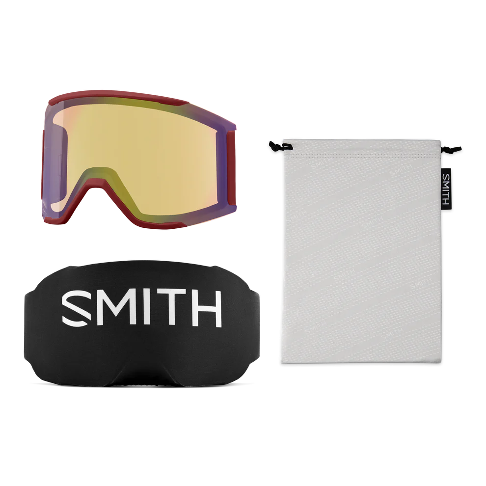 GOGLE SMITH SQUAD MAG IRONWOOD CHROMAPOP EVERYDAY RED MIRROR + DODATKOWA SOCZEWKA CHROMAPOP STORM YELLOW FLASH 2026