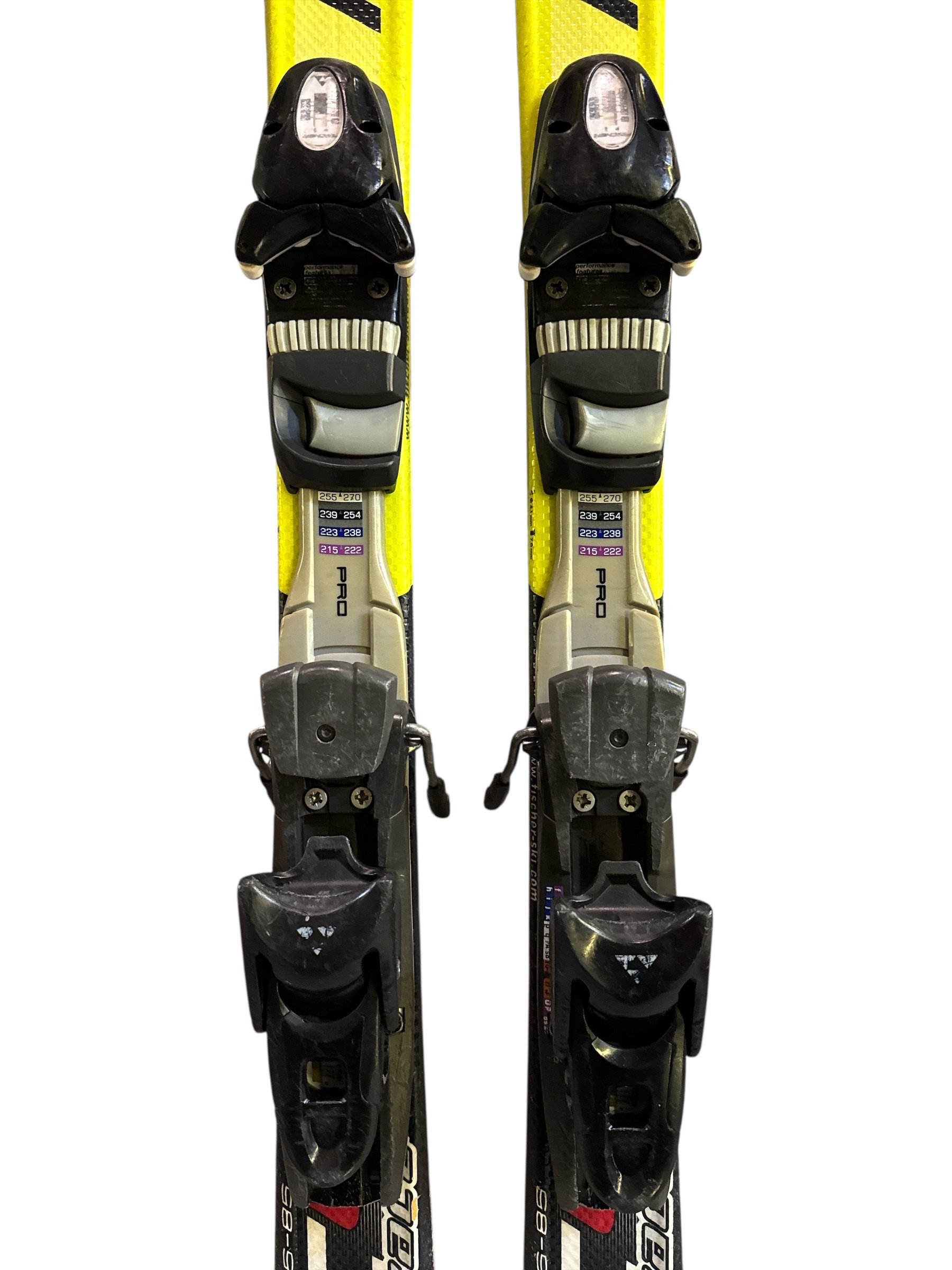 NARTY FISCHER RACE RC 120CM + WIĄZANIA FISCHER UŻYWANE