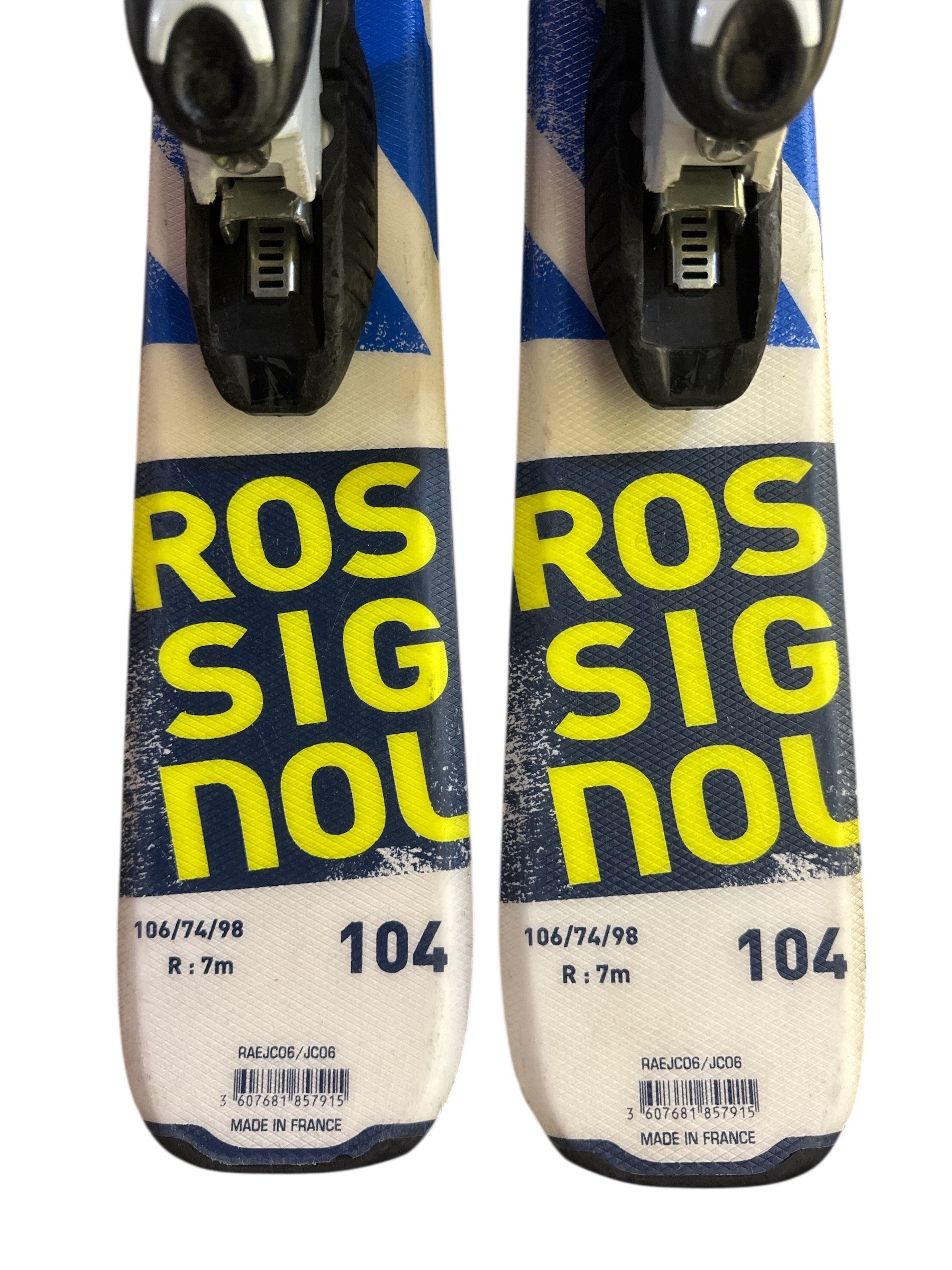 NARTY ROSSIGNOL TERRAIN 104CM + WIĄZANIA LOOK KIDX UŻYWANE