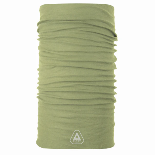 KOMIN WEŁNIANY TERMOAKTYWNY CHUSTA WIELOFUNKCYJNA MATT MERINO WOOL SCARF APPLE GREEN