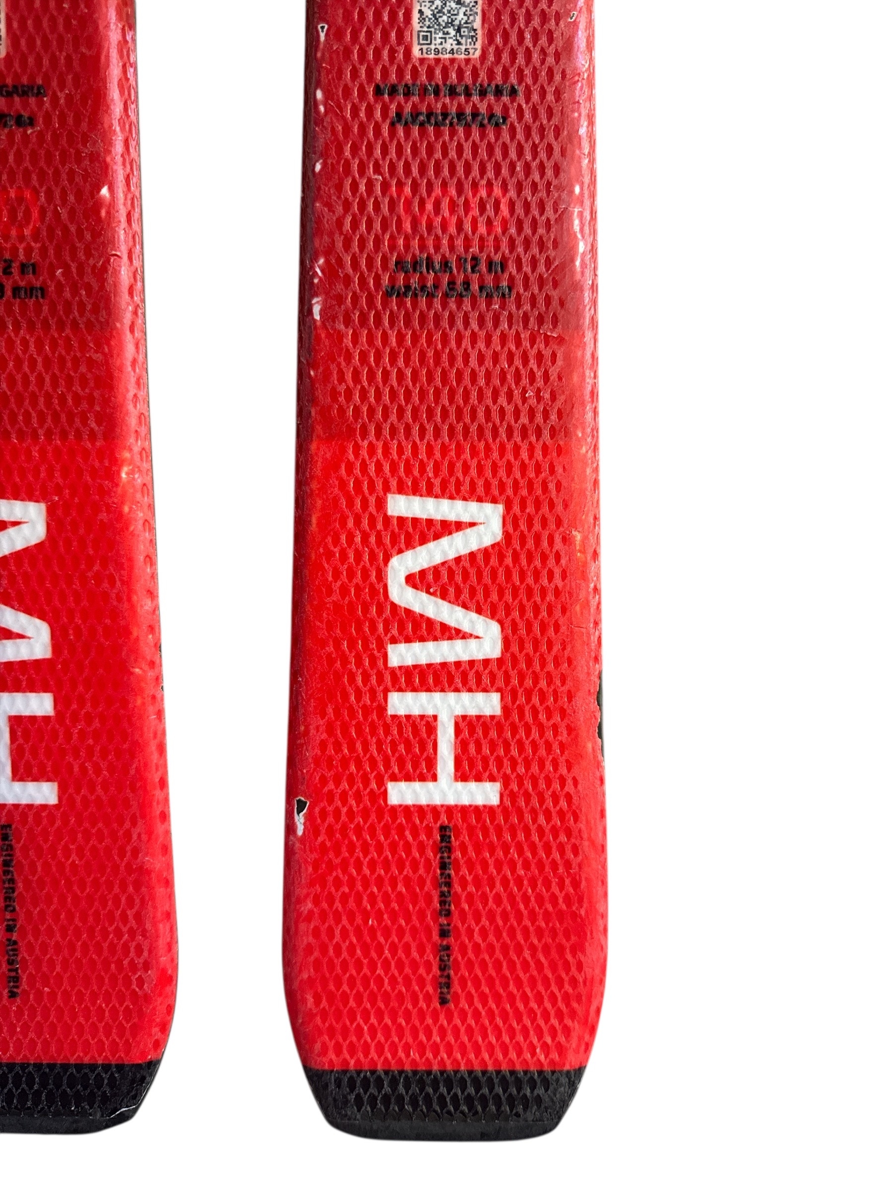 NARTY ATOMIC REDSTER MH 140CM + WIĄZANIA ATOMIC 6 UŻYWANE