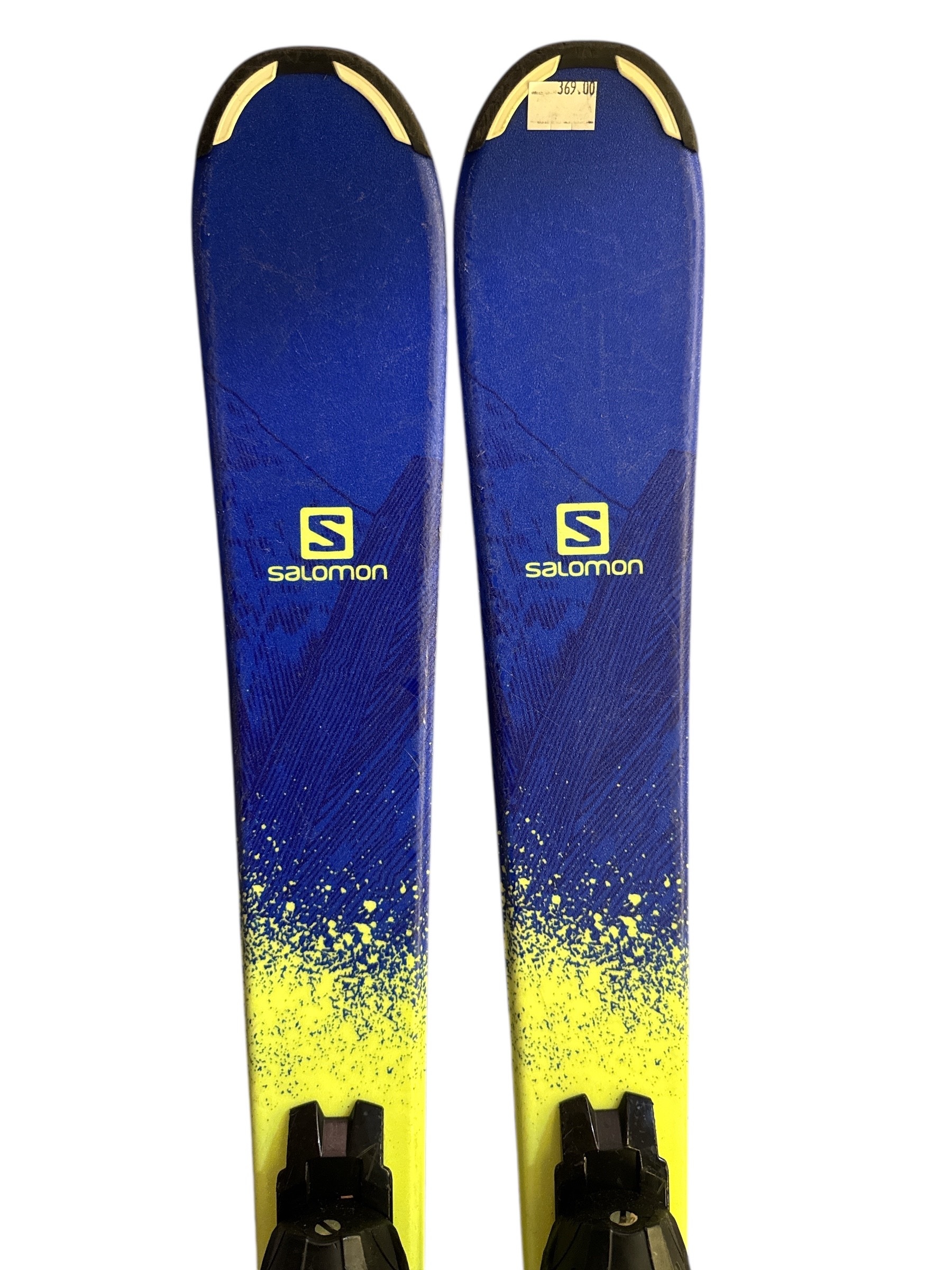 NARTY SALOMON QST MAX JR 110CM + WIĄZANIA EZY TRAK UŻYWANE