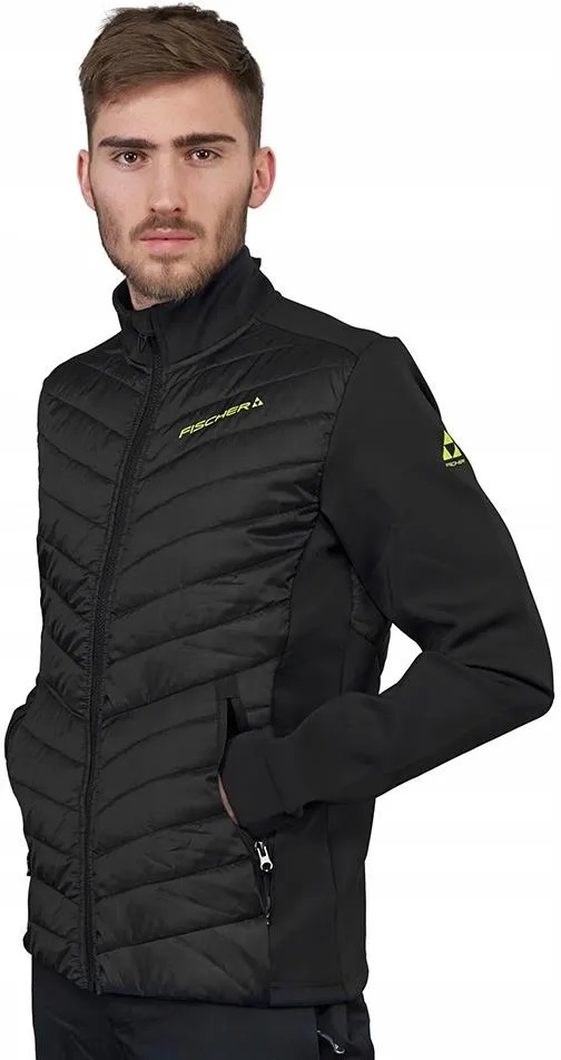KURTKA HYBRYDOWA FISCHER LEOGANG II BLACK HYBRID LAYER JACKET 2024