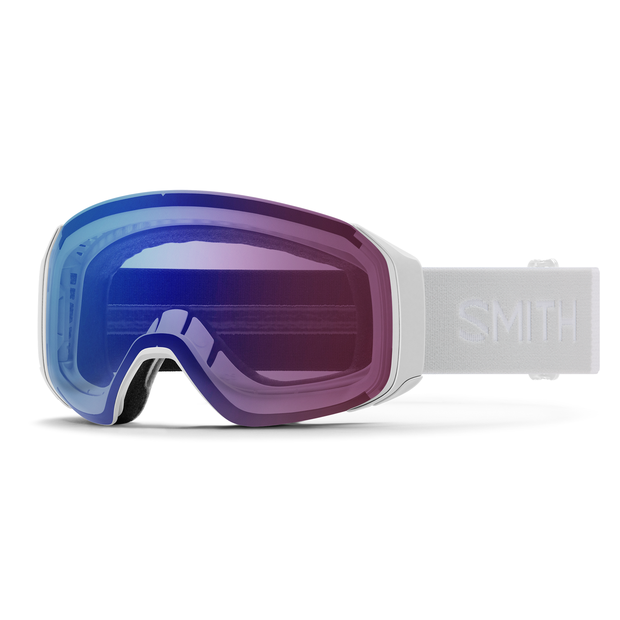 GOGLE SMITH 4D MAG S WHITE VAPOR CHROMAPOP PHOTOCHROMIC ROSE FLASH + DODATKOWA SOCZEWKA CHROMAPOP STORM YELLOW FLASH 24