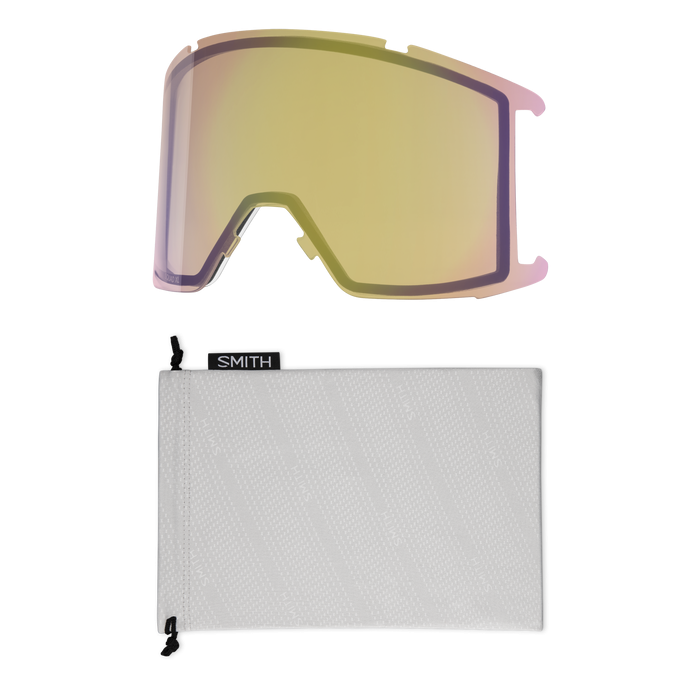 GOGLE SMITH SQUAD XL FATIGUE GREEN CHROMAPOP EVERYDAY RED MIRROR + DODATKOWA SOCZEWKA CHROMAPOP STORM YELLOW FLASH 2026