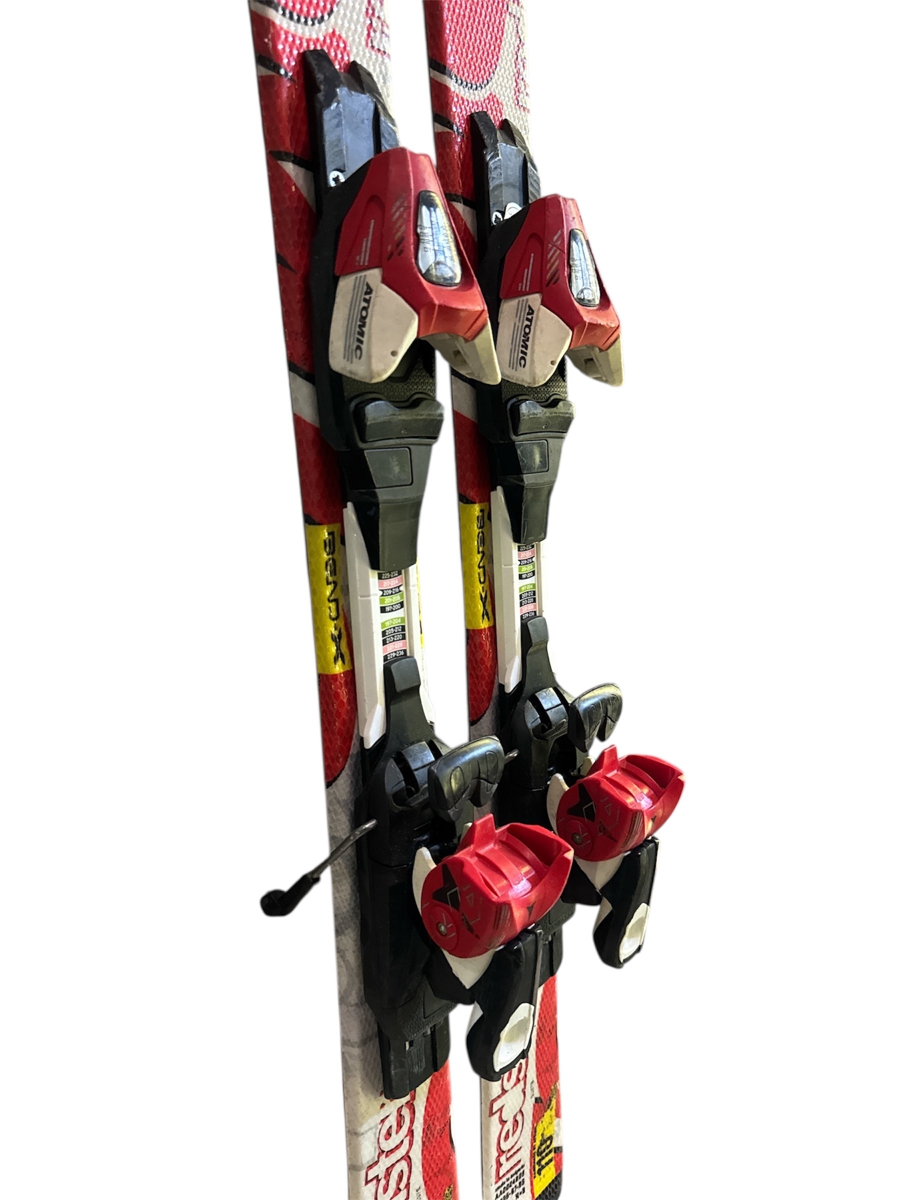 NARTY ATOMIC REDSTER 110CM + WIĄZANIA ATOMIC UŻYWANE