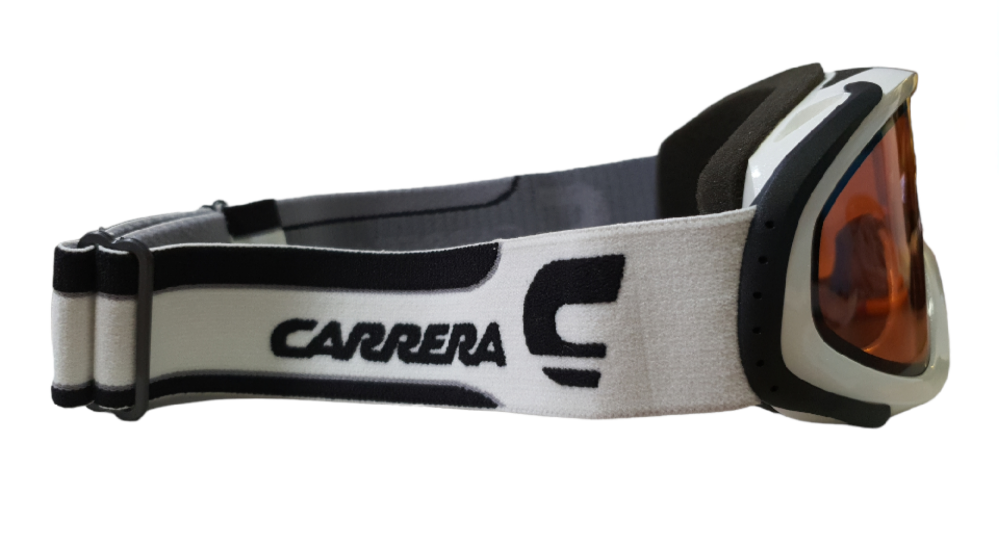 GOGLE CARRERA CHIODO WHITE SHINY LOGO SUPER ROSA