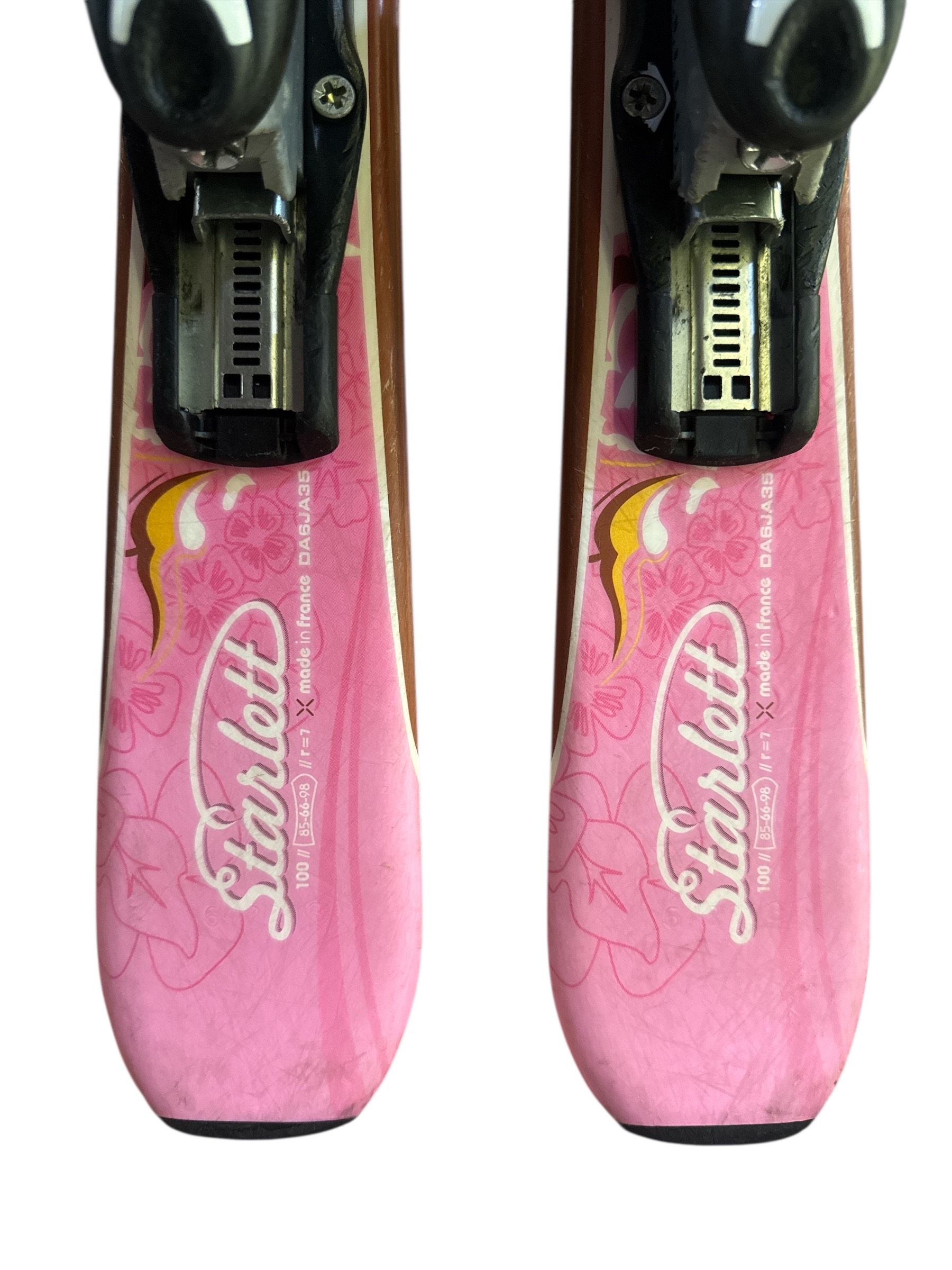 NARTY DYNASTAR STARLETT 100CM + WIĄZANIA LOOK TEAM 4 UŻYWANE