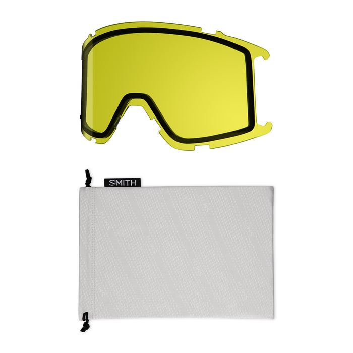 GOGLE SMITH SQUAD S BLACK CHROMAPOP EVERYDAY BLUE MIRROR + DODATKOWA SOCZEWKA YELLOW 2025