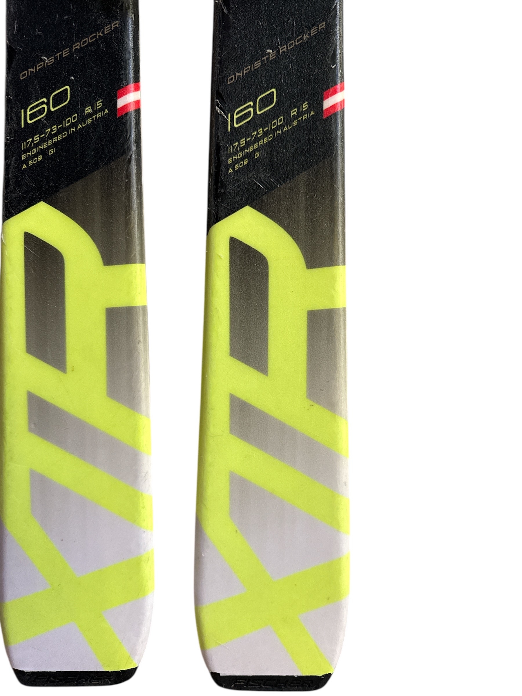 NARTY FISCHER XTR RACE 160CM + WIĄZANIA RS 10 UŻYWANE