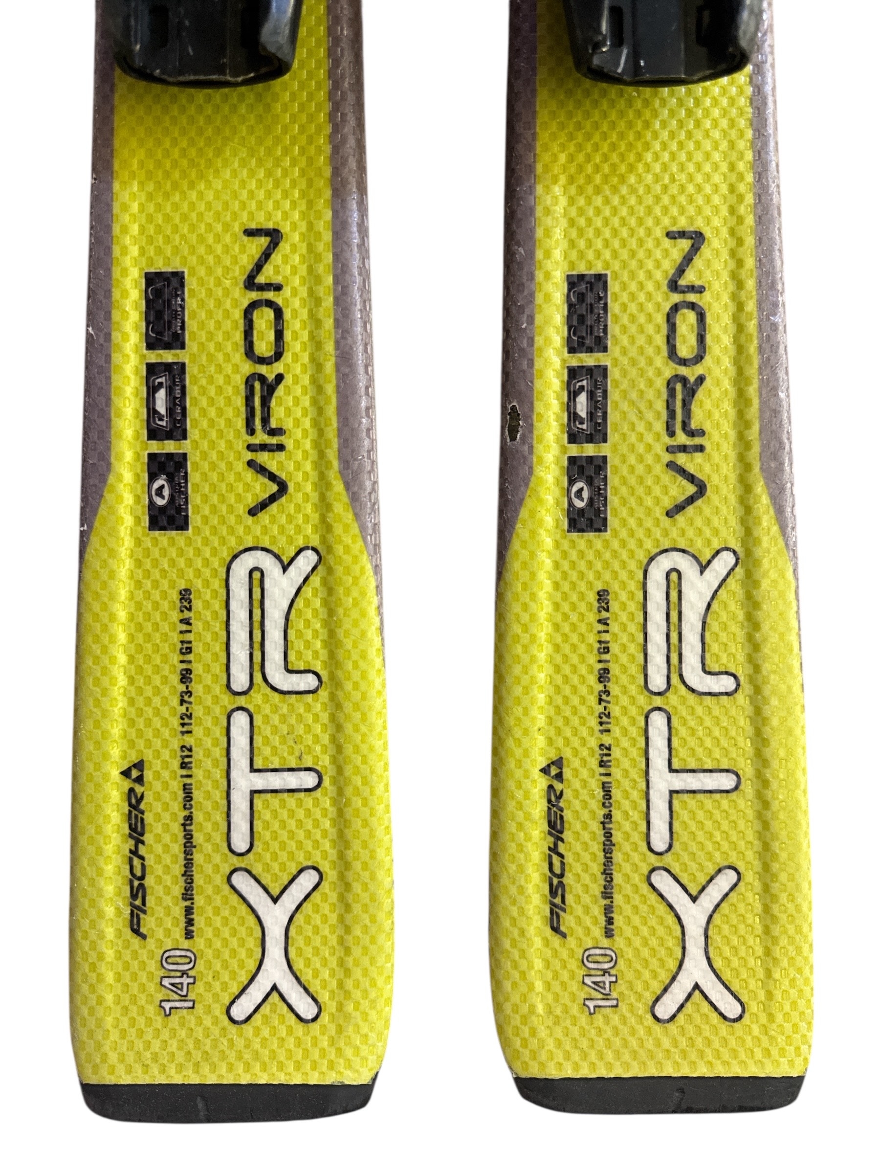 NARTY FISCHER XTR VIRON 140CM + WIĄZANIA FISCHER XTR 10 UŻYWANE