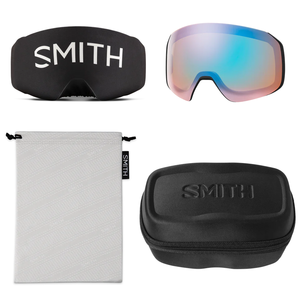 GOGLE SMITH 4D MAG S BLACK CHROMAPOP PHOTOCHROMIC ROSE FLASH + DODATKOWA SOCZEWKA CHROMAPOP STORM BLUE SENSOR 2026
