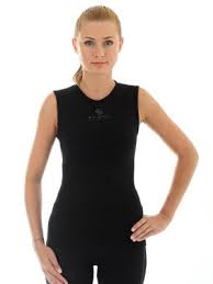 BEZRĘKAWNIK TERMOAKTYWNY UNISEX ''POTÓWKA'' BRUBECK 3D BASE LAYER SL10100 GRAFIT / BIAŁY