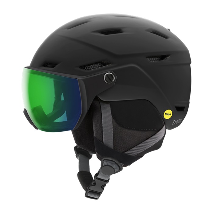 KASK SMITH SURVEY MATTE BLACK CHROMAPOP EVERYDAY GREEN MIRROR 2025