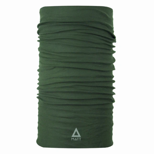 KOMIN WEŁNIANY TERMOAKTYWNY CHUSTA WIELOFUNKCYJNA MATT MERINO WOOL SCARF KHAKI