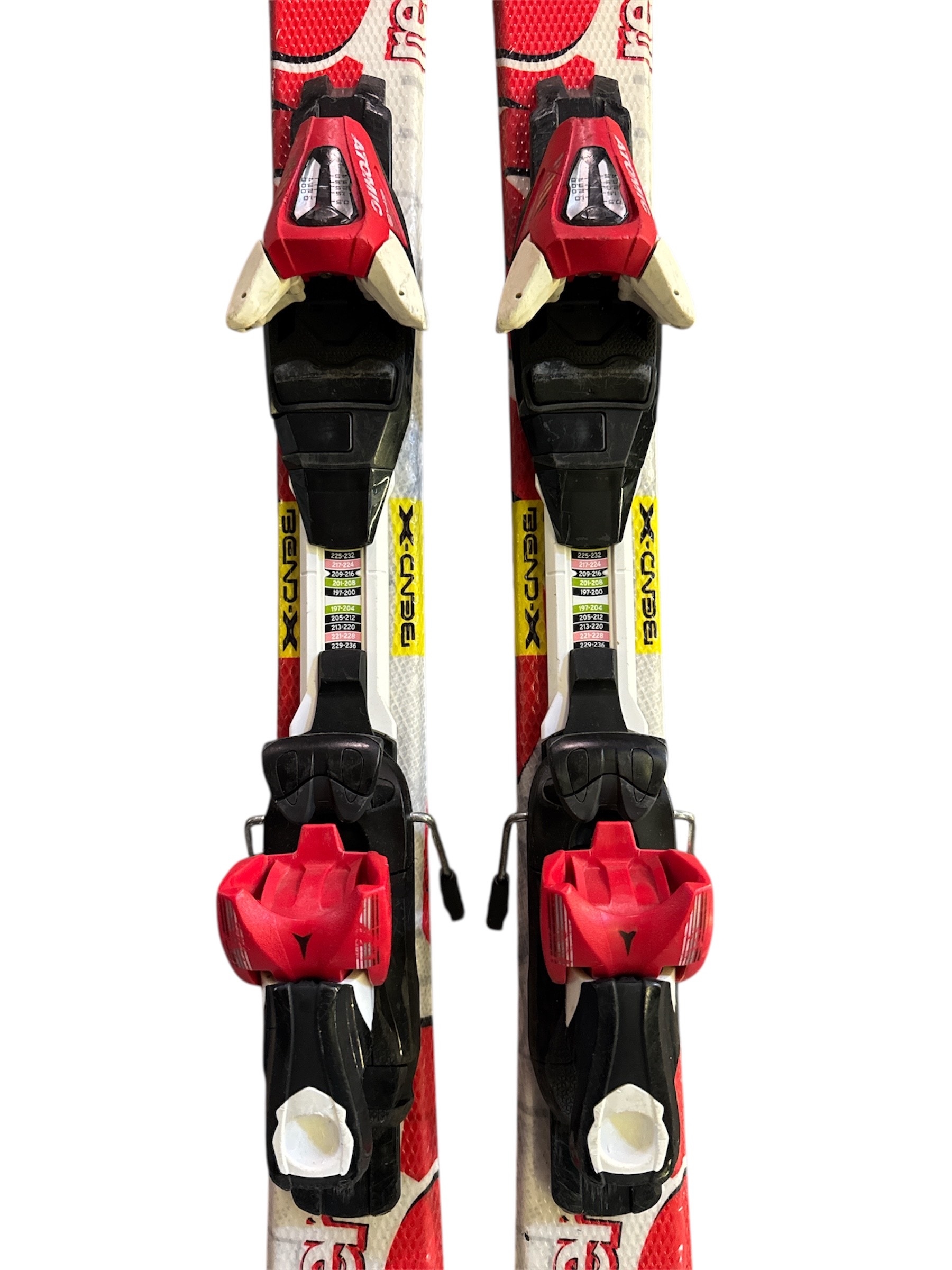 NARTY ATOMIC REDSTER 110CM + WIĄZANIA ATOMIC UŻYWANE