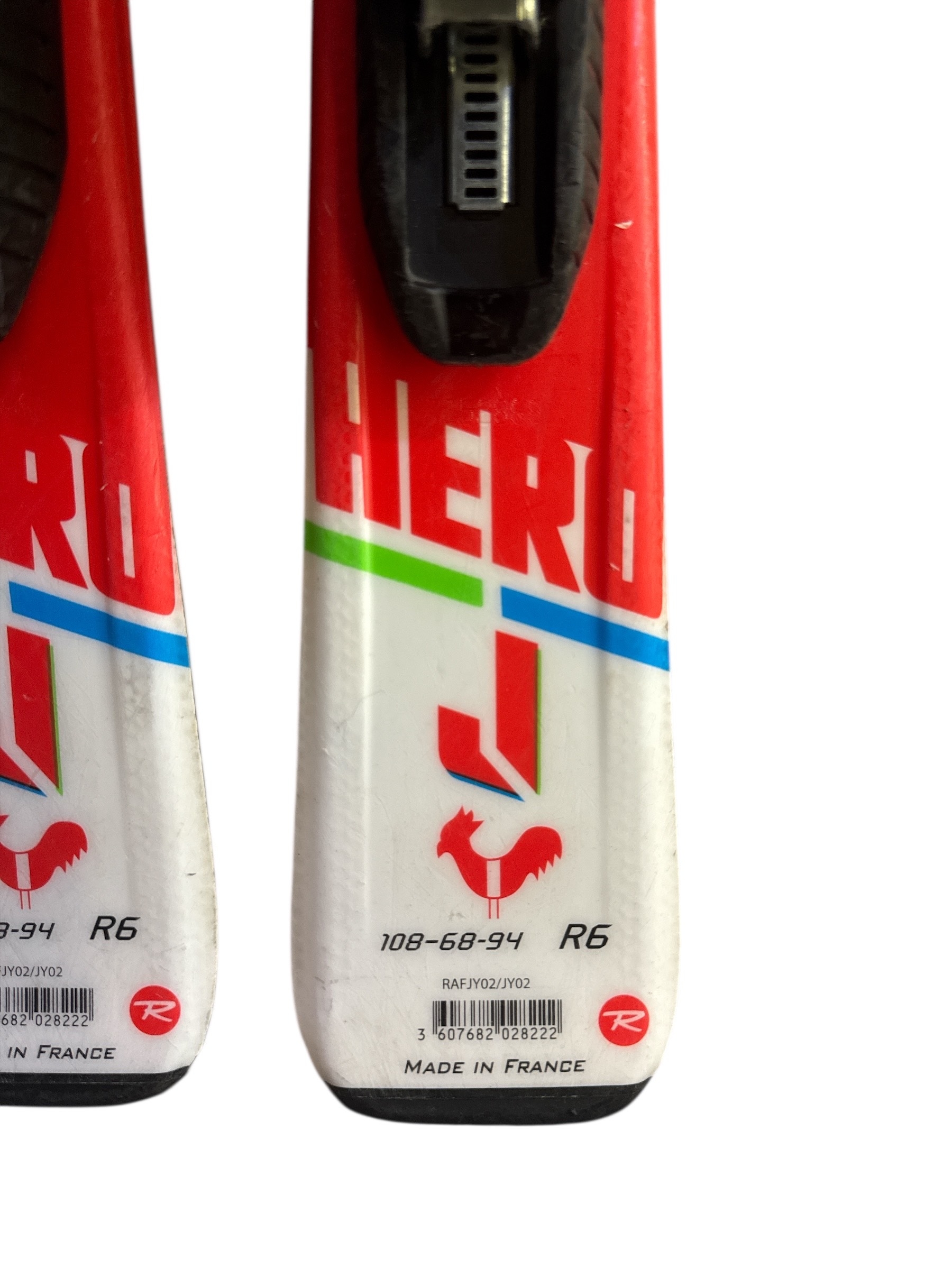 NARTY ROSSIGNOL HERO J 100CM + WIĄZANIA LOOK KIDX UŻYWANE