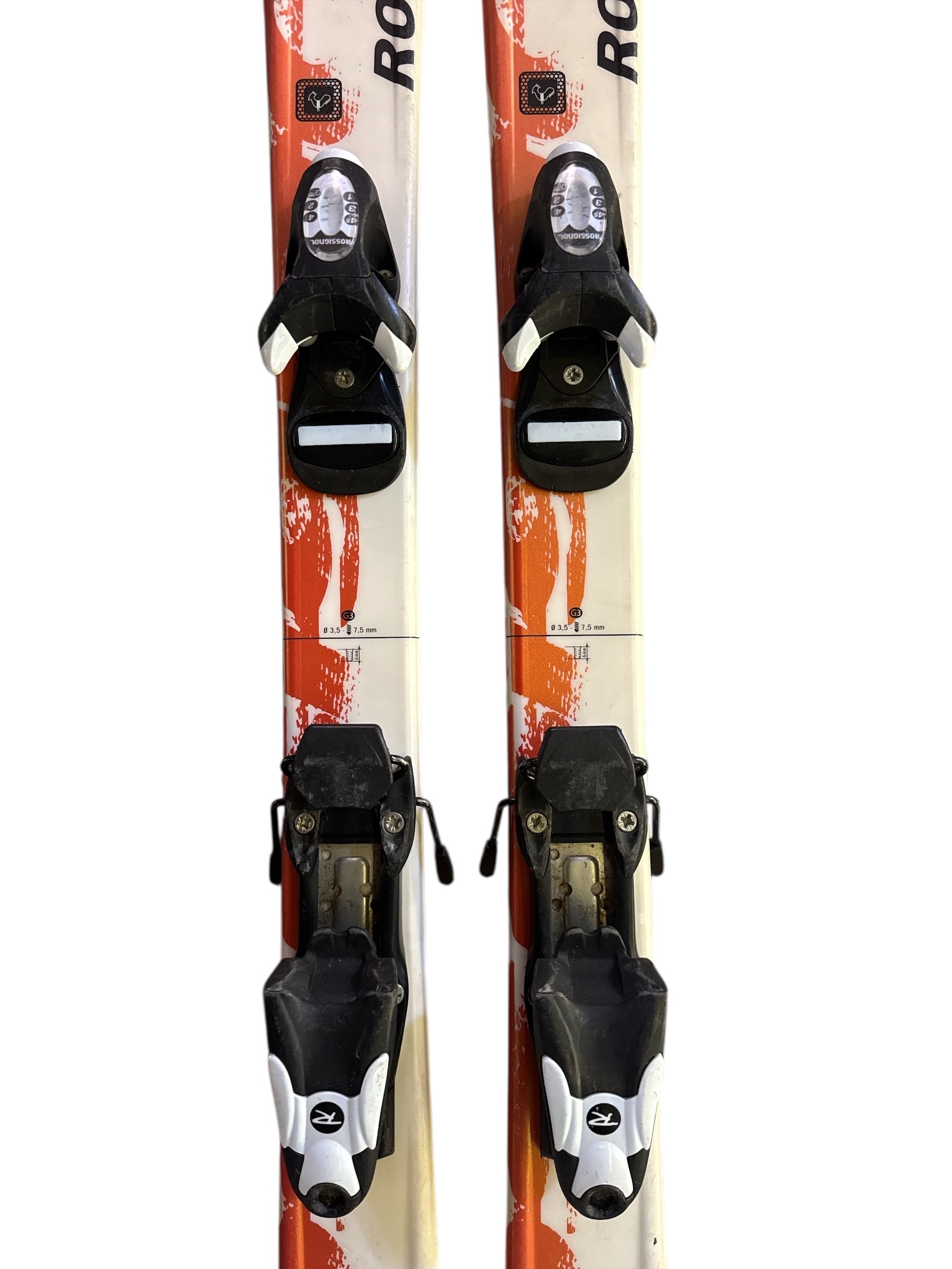 NARTY ROSSIGNOL RADICAL J 120CM + WIĄZANIA ROSSIGNOL COMP J UŻYWANE