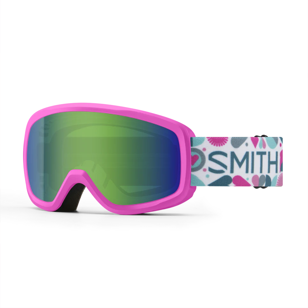 GOGLE SMITH SNOWDAY VIVID PINK HEARTS GREEN SOL-X MIRROR 2026