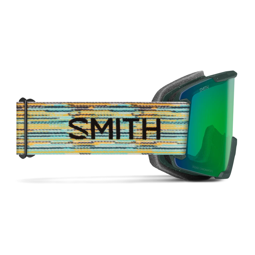 GOGLE SMITH SQUAD MAG EMERALD RECYCLED SCRAP CHROMAPOP EVERYDAY GREEN + DODATKOWA SZYBA CHROMAPOP STORM BLUE SENSOR 2027