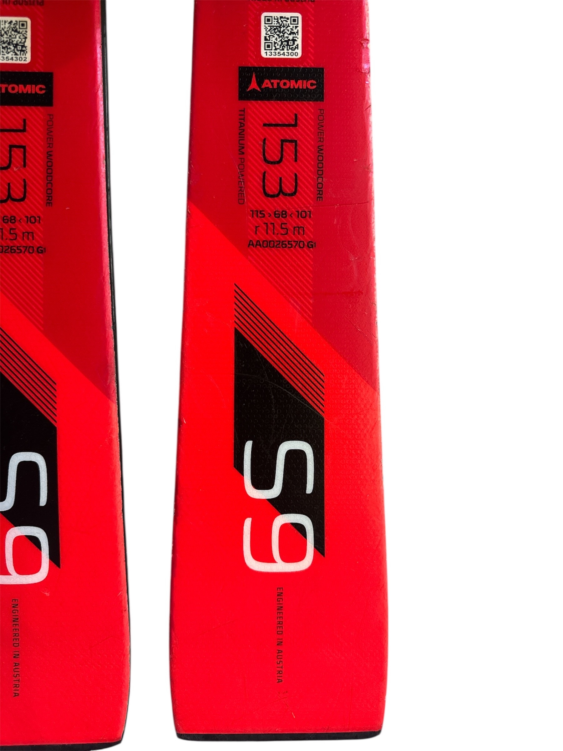 NARTY ATOMIC REDSTER S9 153CM + WIĄZANIA ATOMIC X12 GW UŻYWANE