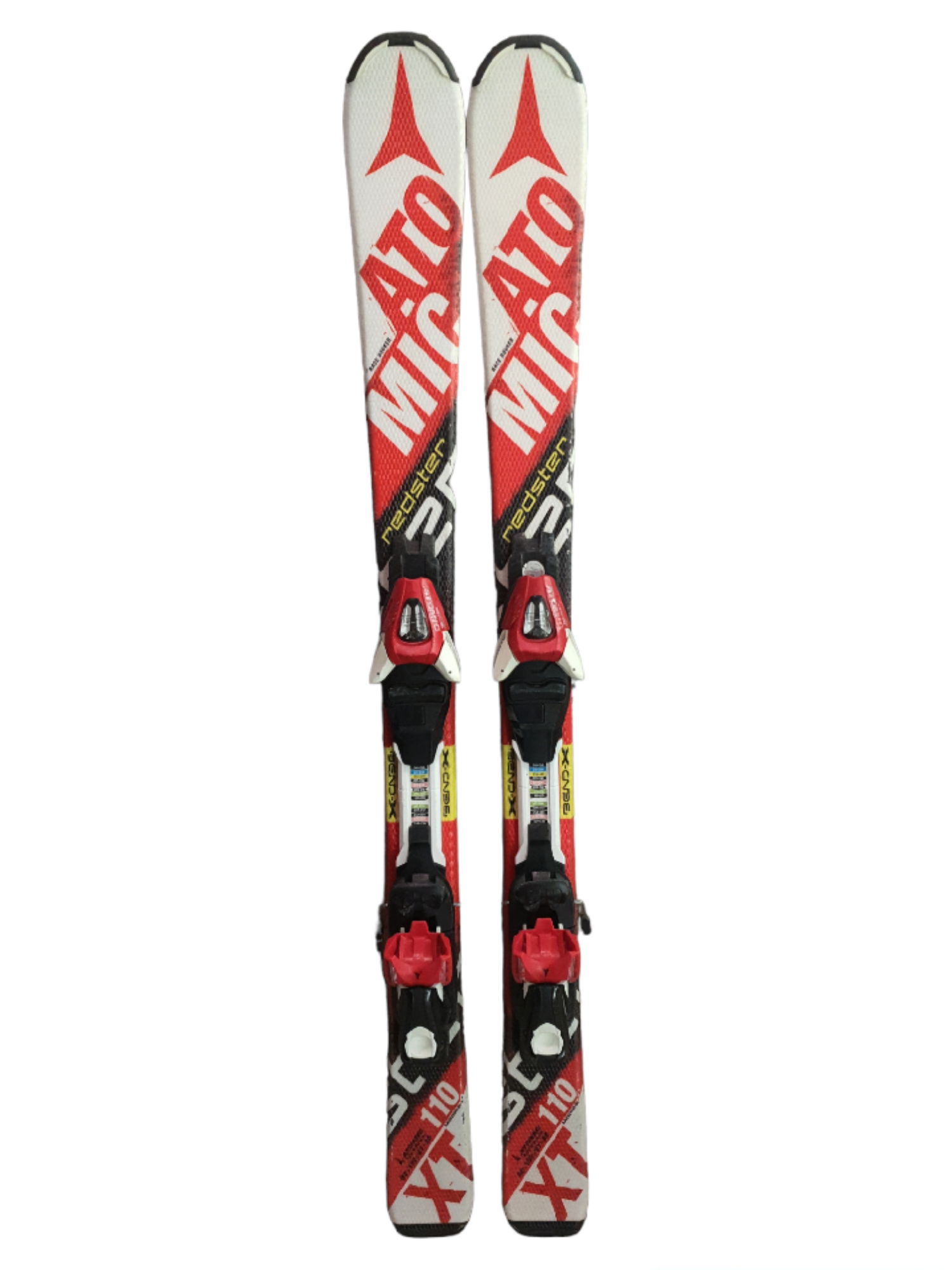 NARTY ATOMIC REDSTER XT 110CM + WIĄZANIA ATOMIC UŻYWANE