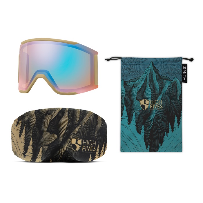 GOGLE SMITH SQUAD MAG HIGH FIVES CHROMAPOP EVERYDAY GREEN MIRROR + DODATKOWA SZYBA CHROMAPOP STORM BLUE SENSOR 2025