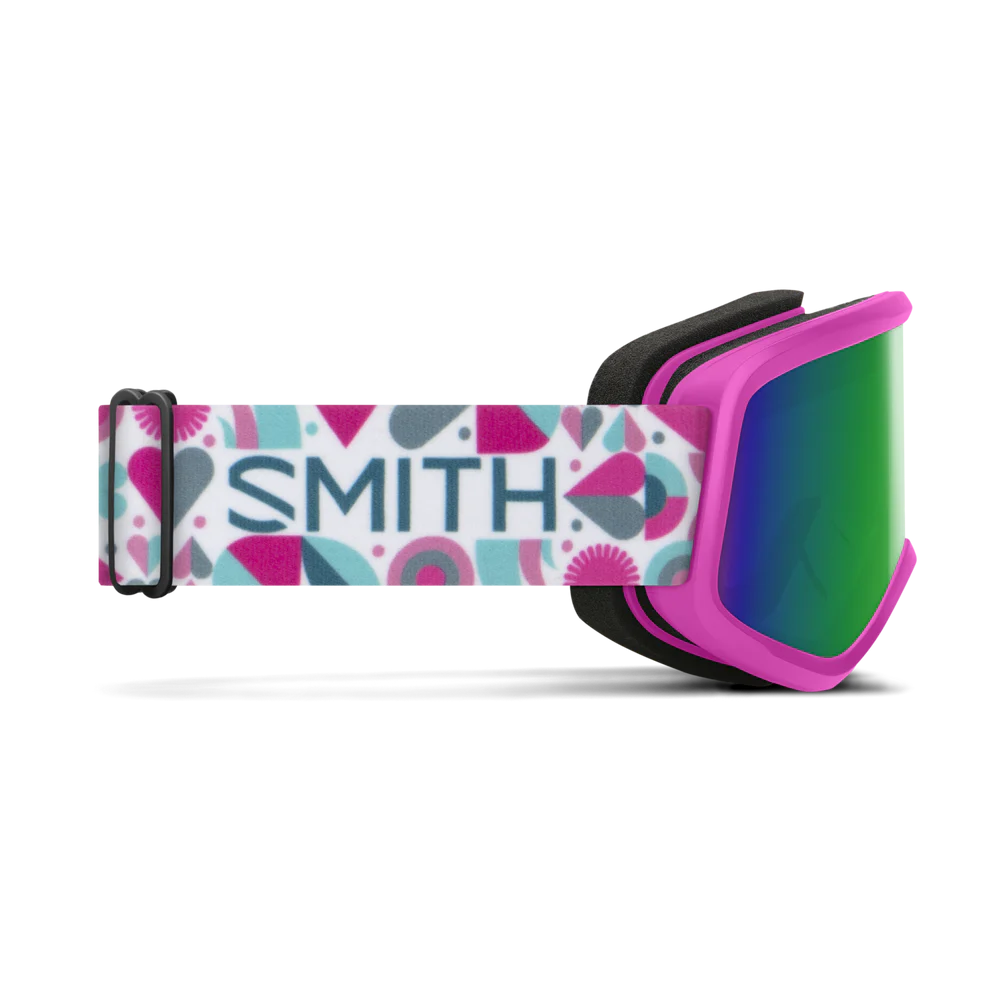 GOGLE SMITH SNOWDAY VIVID PINK HEARTS GREEN SOL-X MIRROR 2026