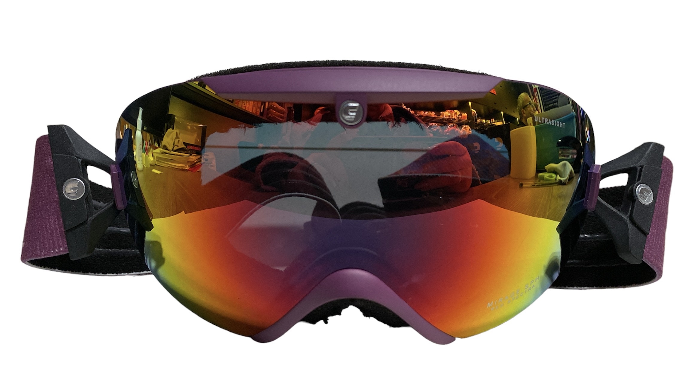 GOGLE CARRERA MIRAGE SPH VIOLET MATTE GRAFFITI RED SPECTRA