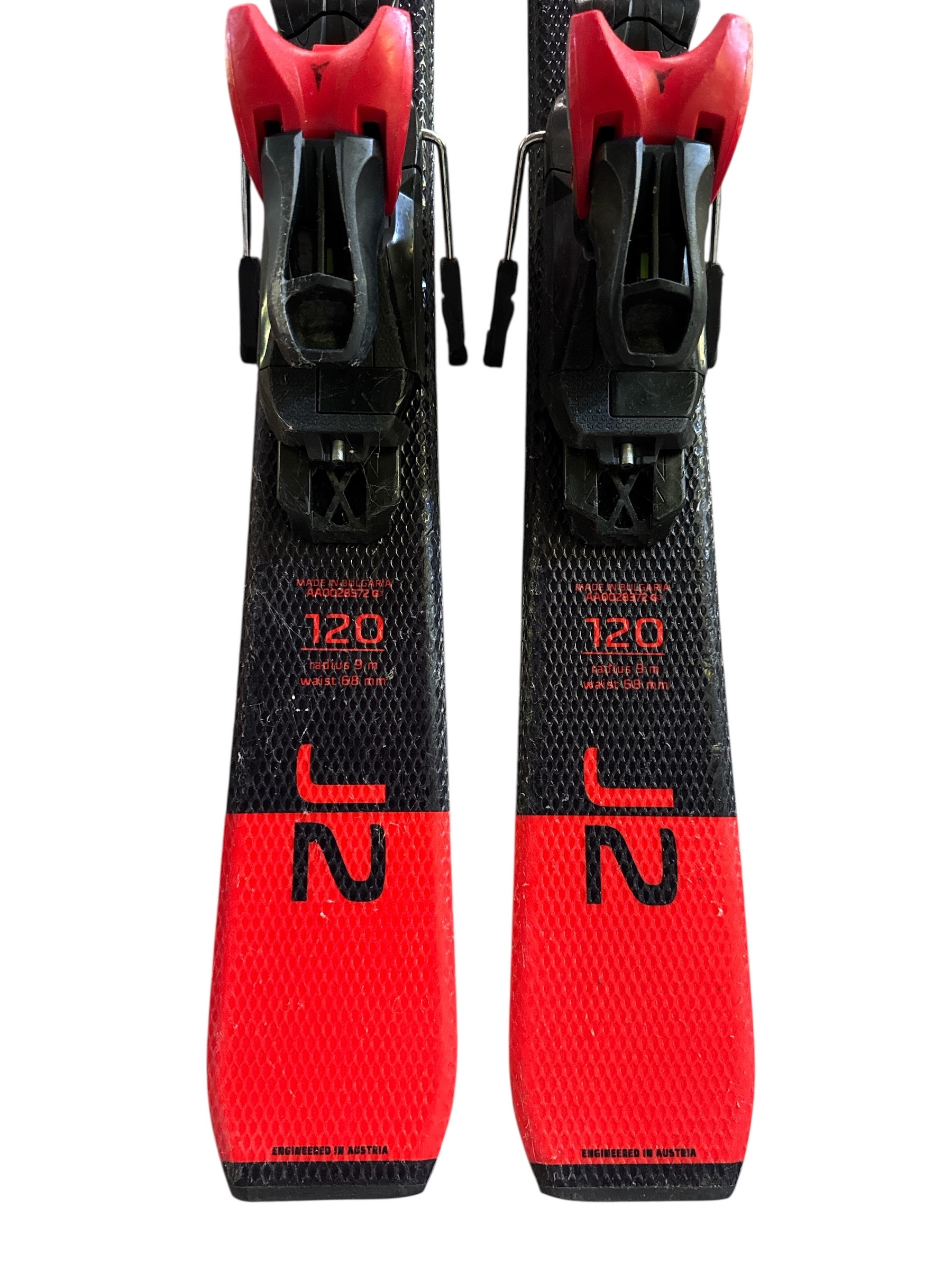 NARTY ATOMIC REDSTER J2 120CM + WIĄZANIA ATOMIC C5 UŻYWANE