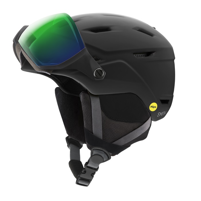 KASK SMITH SURVEY MATTE BLACK CHROMAPOP EVERYDAY GREEN MIRROR 2025