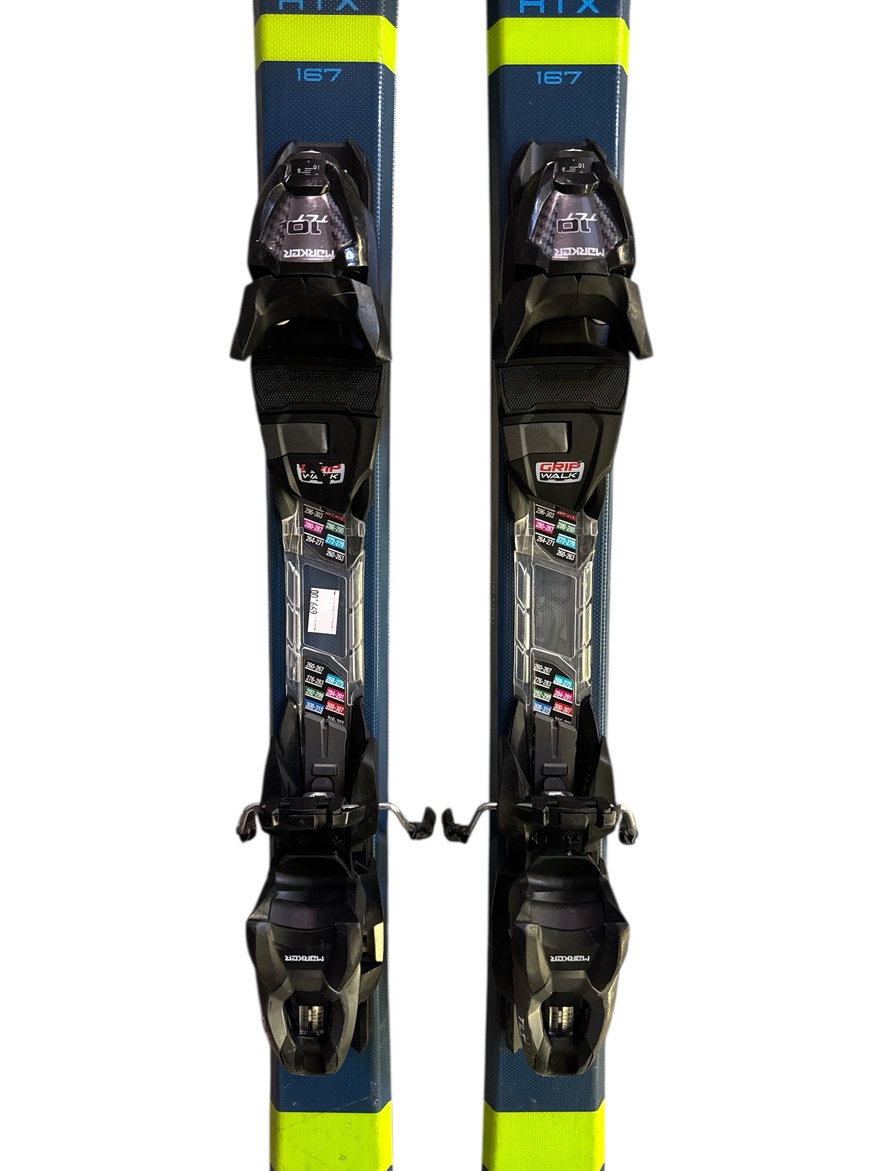 NARTY BLIZZARD RTX 167CM + WIĄZANIA MARKER 10 TLT GW UŻYWANE