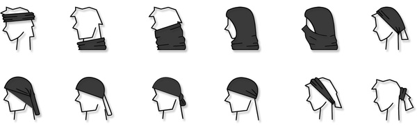 KOMIN WEŁNIANY TERMOAKTYWNY CHUSTA WIELOFUNKCYJNA BRUBECK RANGER KM1036U KHAKI