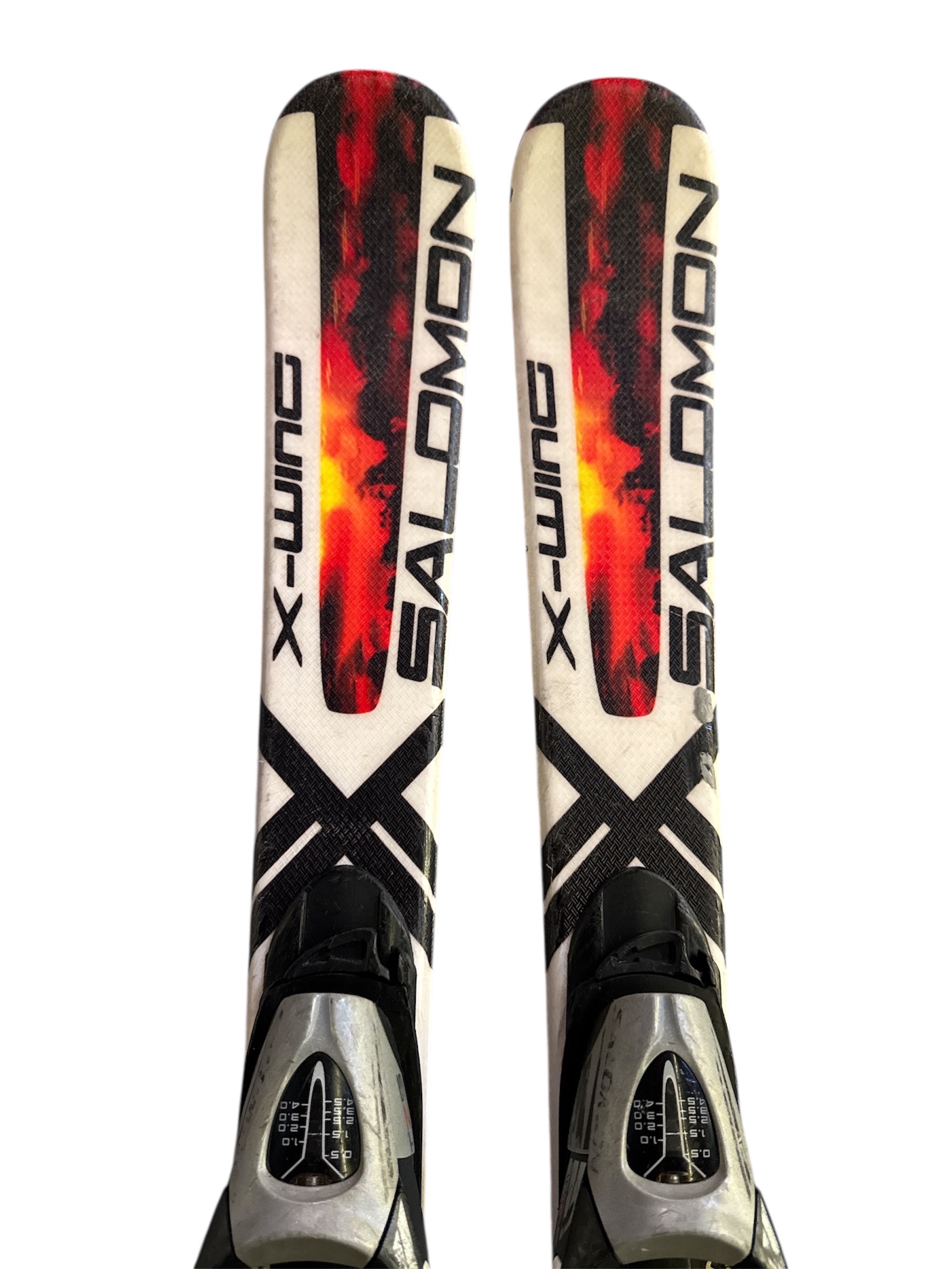 NARTY SALOMON X-WING FURY JR 100CM + WIĄZANIA SALOMON UŻYWANE