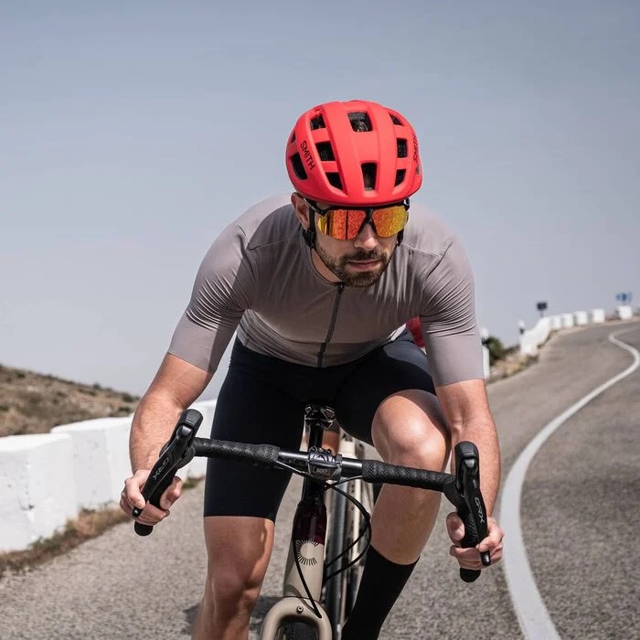 KASK SMITH TRIAD MIPS MATTE PATROL CRIMSON