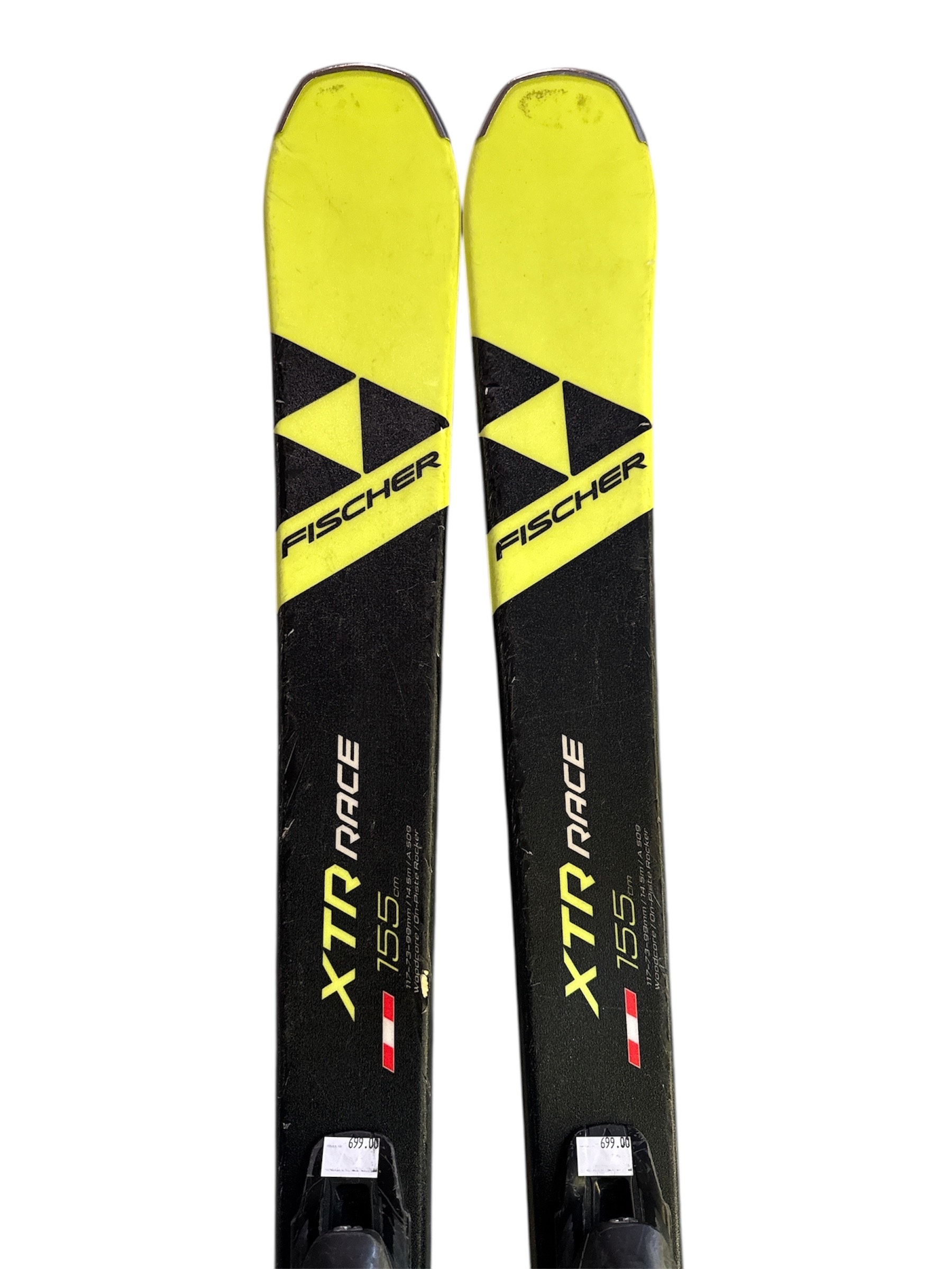 NARTY FISCHER XTR RACE 155CM + WIĄZANIA RS 10 UŻYWANE